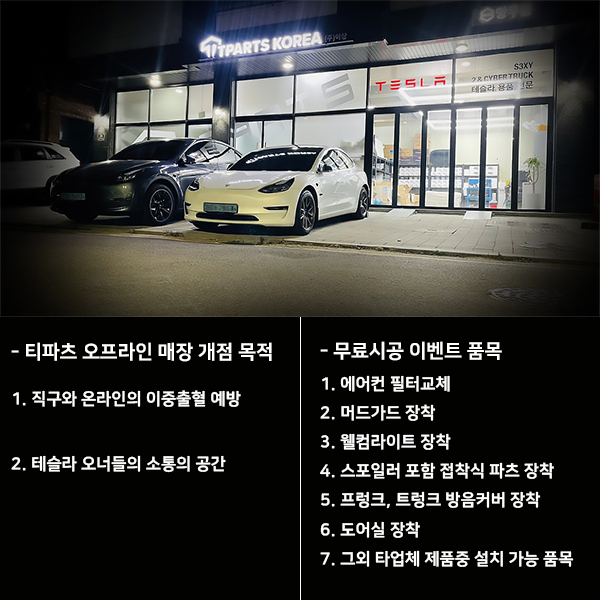 인천 / 기타 / 테슬라 모델3 리얼카본 스포일러 장착 / 테슬라 / 모델3