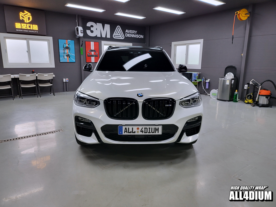 아산 음봉면 / 랩핑 / 3M 화이트 골드 스파클 / BMW / X3