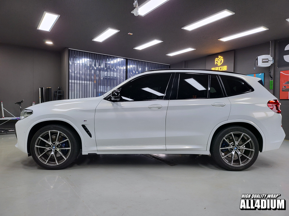 아산 음봉면 / 랩핑 / 3M 화이트 골드 스파클 / BMW / X3