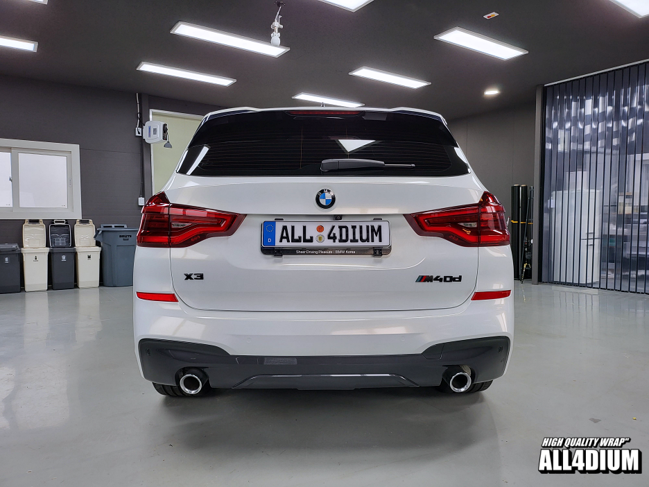 아산 음봉면 / 랩핑 / 3M 화이트 골드 스파클 / BMW / X3