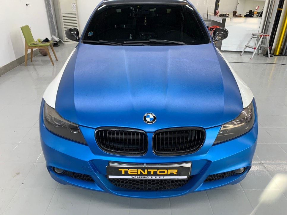 화성 향남읍 / 사틴 뱀파이어레드 전체랩핑(3M) / BMW / 3시리즈
