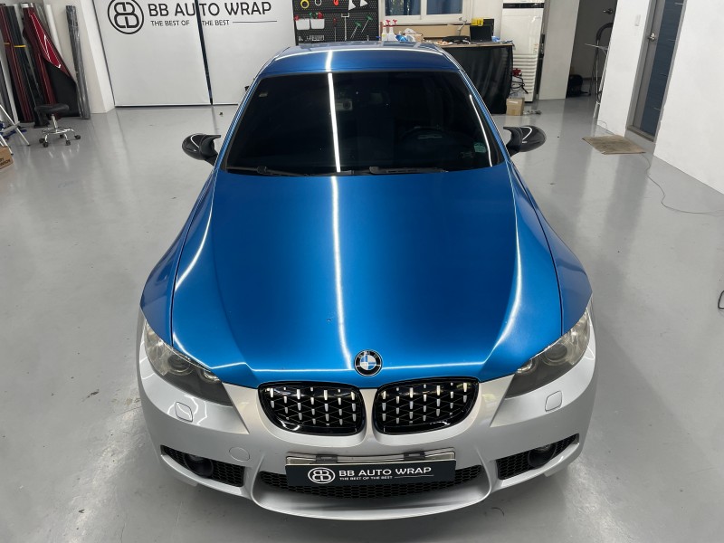 화성 향남읍 / 프리즈마틱 그레이 전체랩핑(에이버리) / BMW / 3시리즈 328i 컨버터블