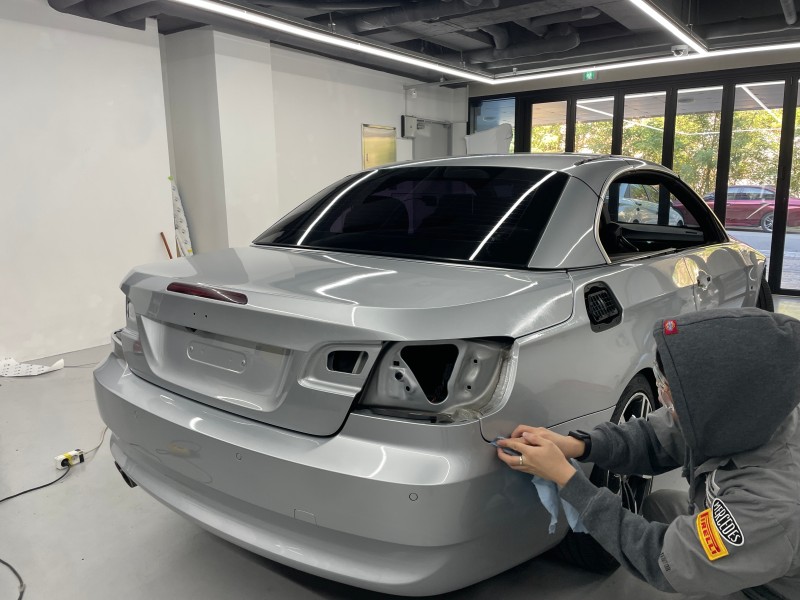 화성 향남읍 / 프리즈마틱 그레이 전체랩핑(에이버리) / BMW / 3시리즈 328i 컨버터블