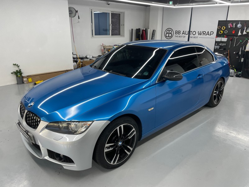 화성 향남읍 / 프리즈마틱 그레이 전체랩핑(에이버리) / BMW / 3시리즈 328i 컨버터블