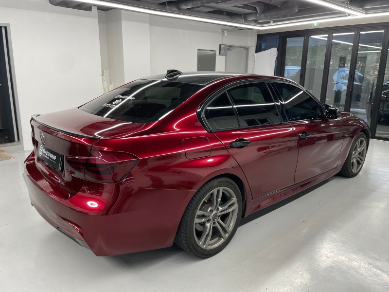 화성 향남읍 / 메탈레드 고광택 리쿼드 전체랩핑(AX) / BMW / 3시리즈