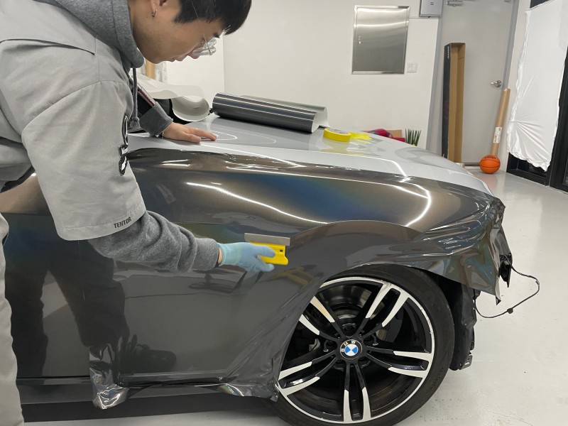 화성 향남읍 / 프리즈마틱 그레이 전체랩핑(에이버리) / BMW / 3시리즈 328i 컨버터블