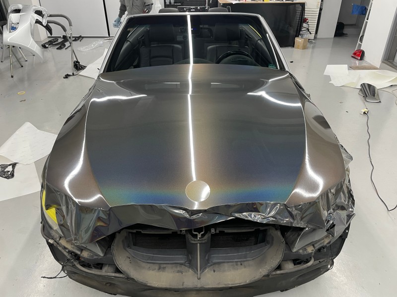 화성 향남읍 / 프리즈마틱 그레이 전체랩핑(에이버리) / BMW / 3시리즈 328i 컨버터블