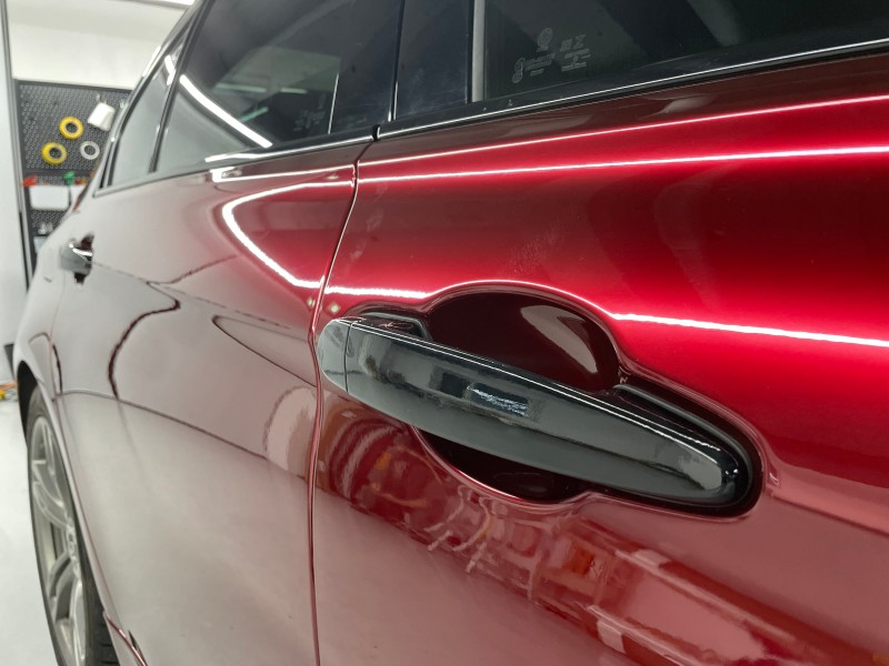 화성 향남읍 / 메탈레드 고광택 리쿼드 전체랩핑(AX) / BMW / 3시리즈