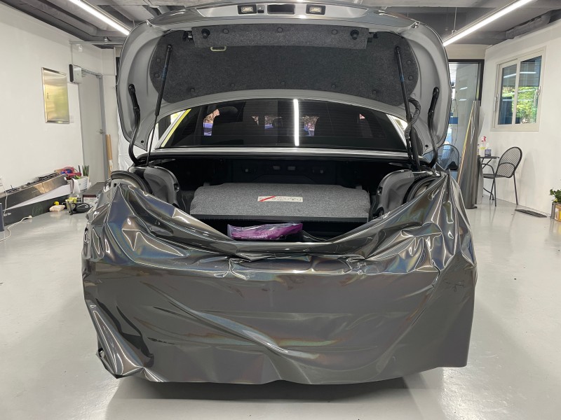 화성 향남읍 / 프리즈마틱 그레이 전체랩핑(에이버리) / BMW / 3시리즈 328i 컨버터블