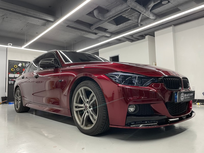 화성 향남읍 / 메탈레드 고광택 리쿼드 전체랩핑(AX) / BMW / 3시리즈