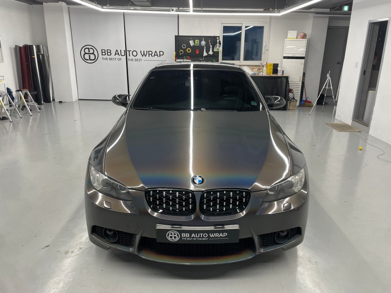 화성 향남읍 / 프리즈마틱 그레이 전체랩핑(에이버리) / BMW / 3시리즈 328i 컨버터블