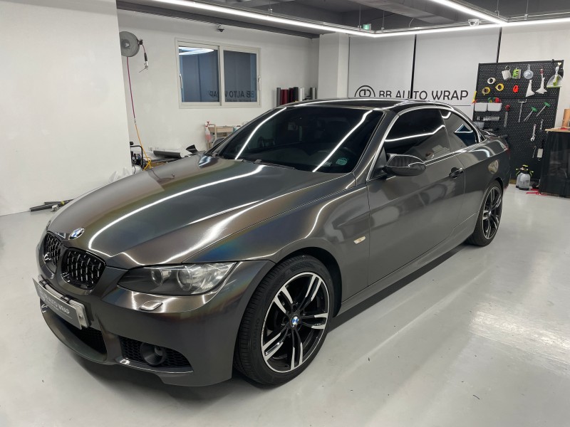 화성 향남읍 / 프리즈마틱 그레이 전체랩핑(에이버리) / BMW / 3시리즈 328i 컨버터블