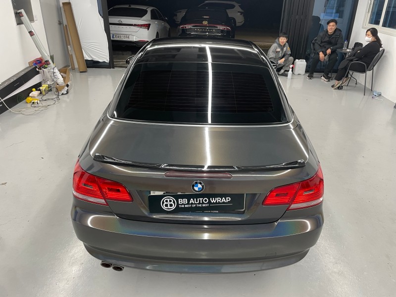 화성 향남읍 / 프리즈마틱 그레이 전체랩핑(에이버리) / BMW / 3시리즈 328i 컨버터블