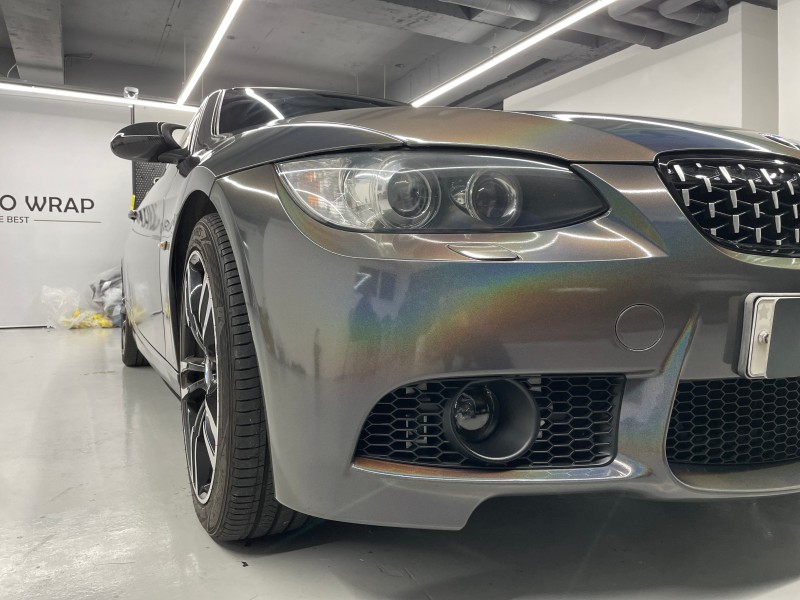 화성 향남읍 / 프리즈마틱 그레이 전체랩핑(에이버리) / BMW / 3시리즈 328i 컨버터블