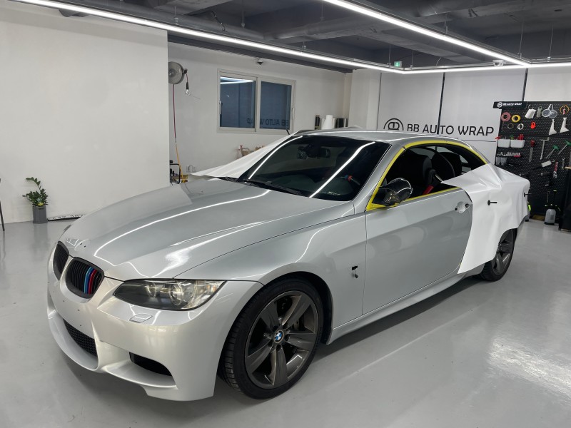 화성 향남읍 / 사틴화이트 전체랩핑 / BMW / 3시리즈 (335i)
