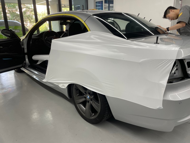 화성 향남읍 / 사틴화이트 전체랩핑 / BMW / 3시리즈 (335i)