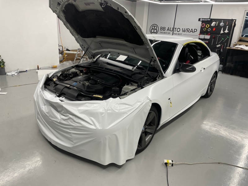 화성 향남읍 / 사틴화이트 전체랩핑 / BMW / 3시리즈 (335i)