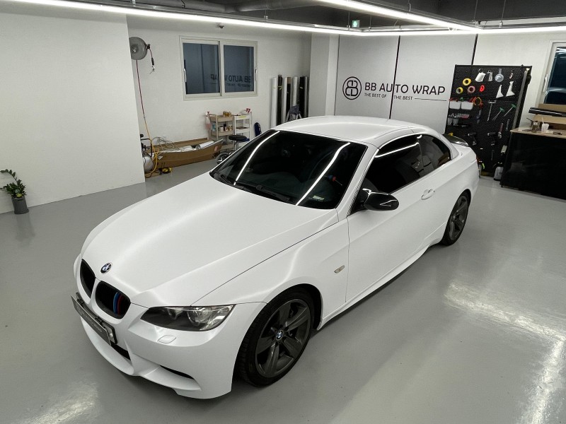 화성 향남읍 / 사틴화이트 전체랩핑 / BMW / 3시리즈 (335i)