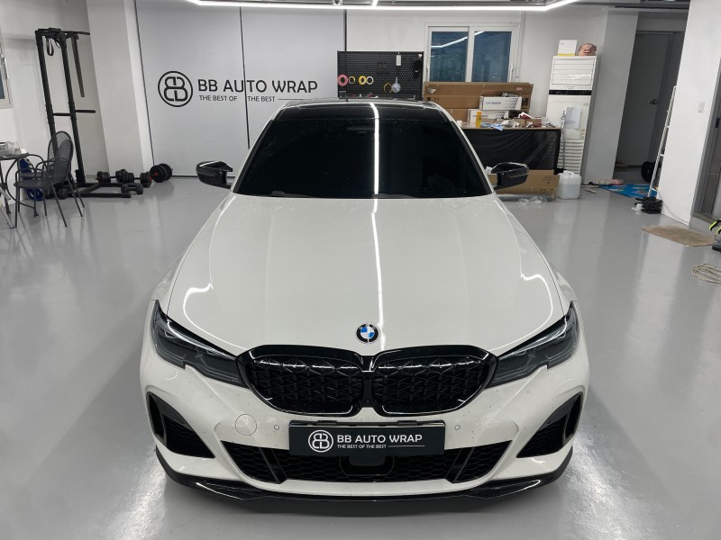 화성 향남읍 / 사틴다크그레이 전체랩핑(3m) / BMW / 3시리즈