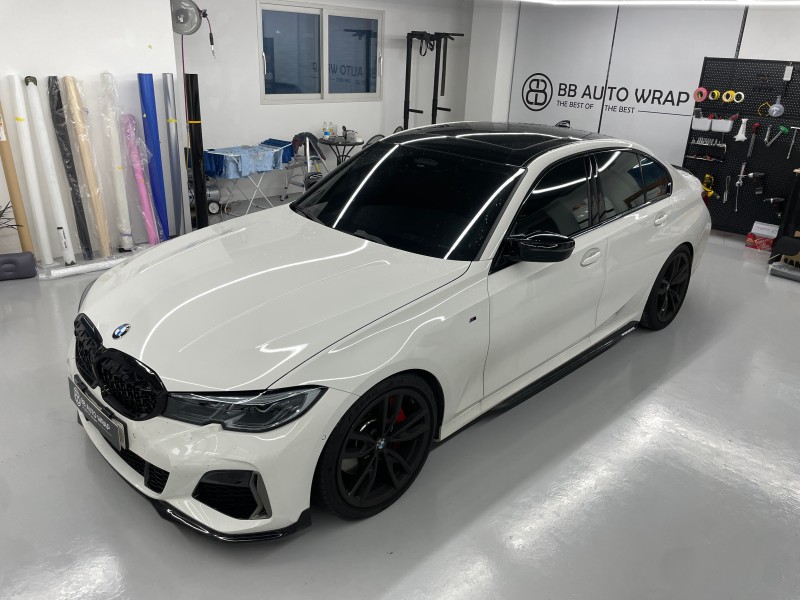 화성 향남읍 / 사틴다크그레이 전체랩핑(3m) / BMW / 3시리즈
