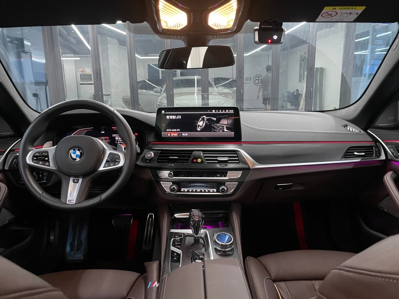 화성 향남읍 / 무광카본 실내랩핑 / BMW / 5시리즈