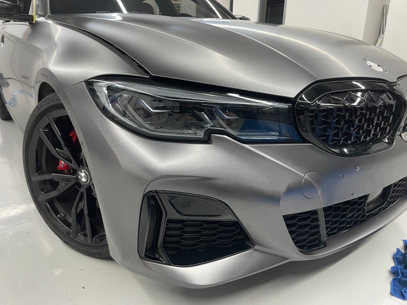 화성 향남읍 / 사틴다크그레이 전체랩핑(3m) / BMW / 3시리즈