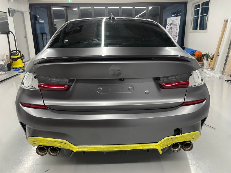 화성 향남읍 / 사틴다크그레이 전체랩핑(3m) / BMW / 3시리즈