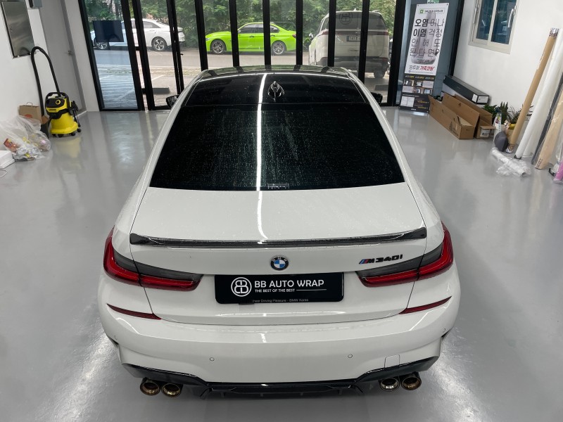 화성 향남읍 / 사틴다크그레이 전체랩핑(3m) / BMW / 3시리즈