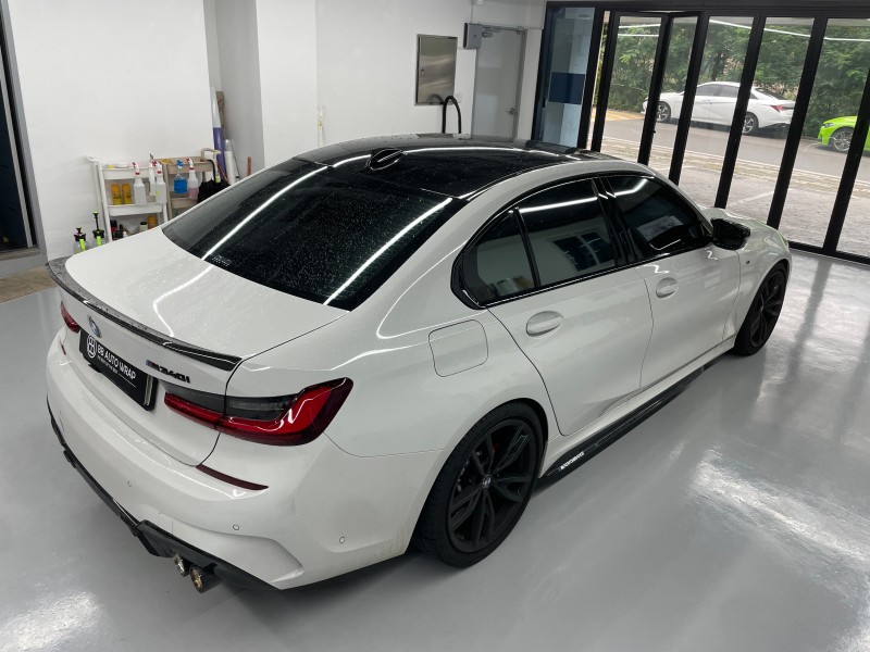 화성 향남읍 / 사틴다크그레이 전체랩핑(3m) / BMW / 3시리즈