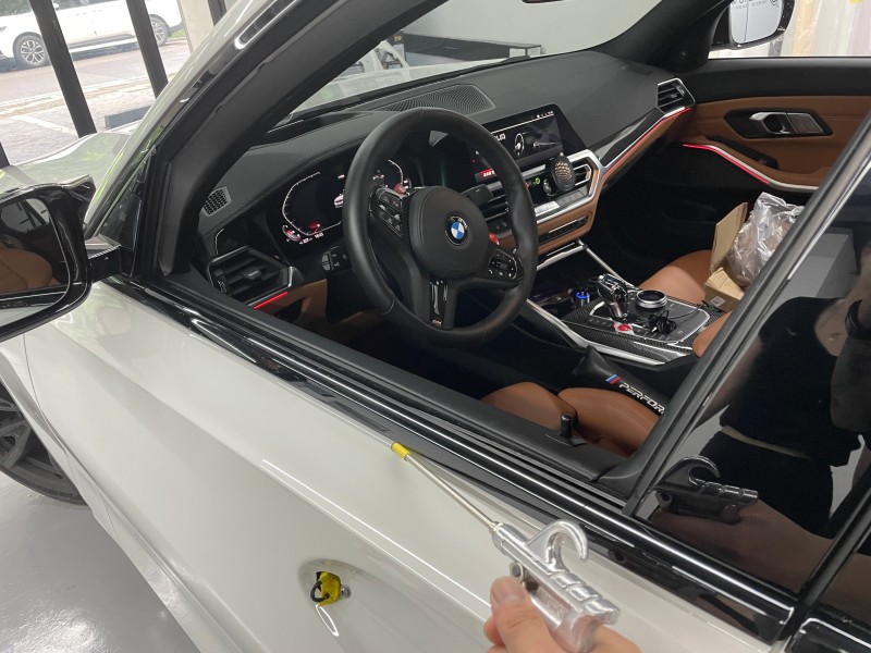 화성 향남읍 / 사틴다크그레이 전체랩핑(3m) / BMW / 3시리즈