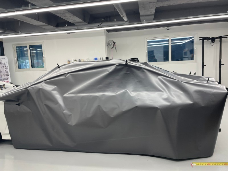화성 향남읍 / 사틴다크그레이 전체랩핑(3m) / BMW / 3시리즈