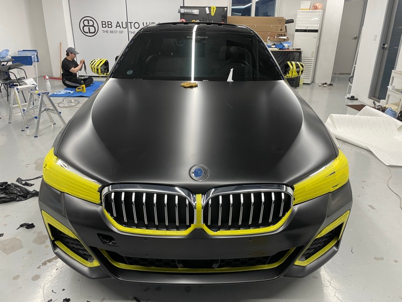 화성 향남읍 / 사틴블랙(에이버리) 전체랩핑 / BMW / 5시리즈