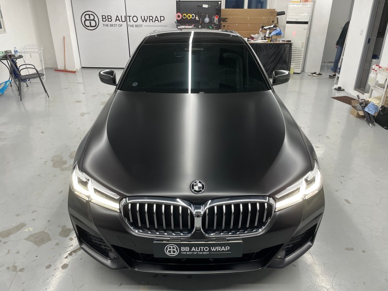 화성 향남읍 / 사틴블랙(에이버리) 전체랩핑 / BMW / 5시리즈