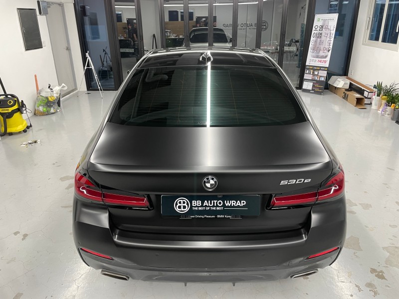 화성 향남읍 / 사틴블랙(에이버리) 전체랩핑 / BMW / 5시리즈