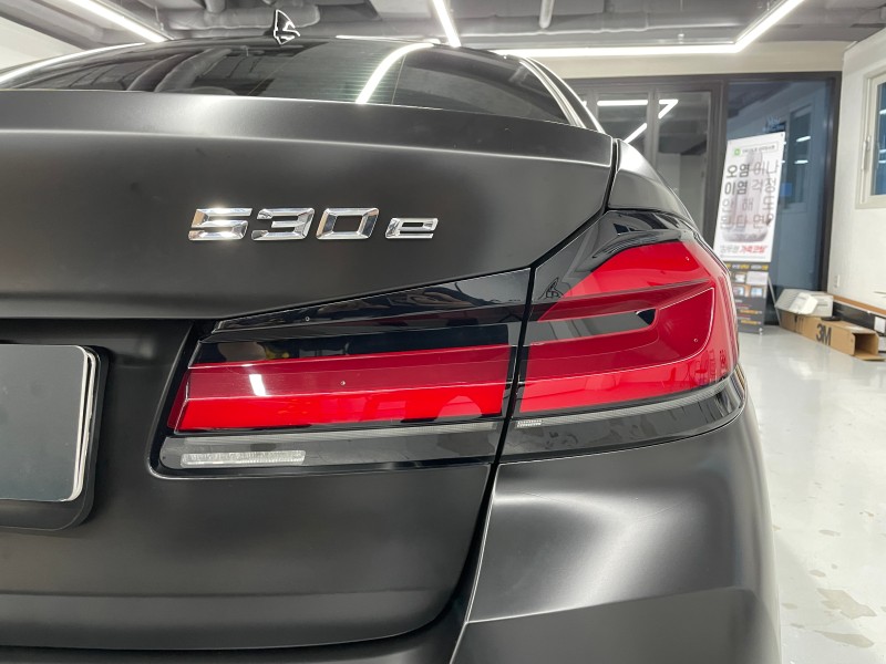 화성 향남읍 / 사틴블랙(에이버리) 전체랩핑 / BMW / 5시리즈