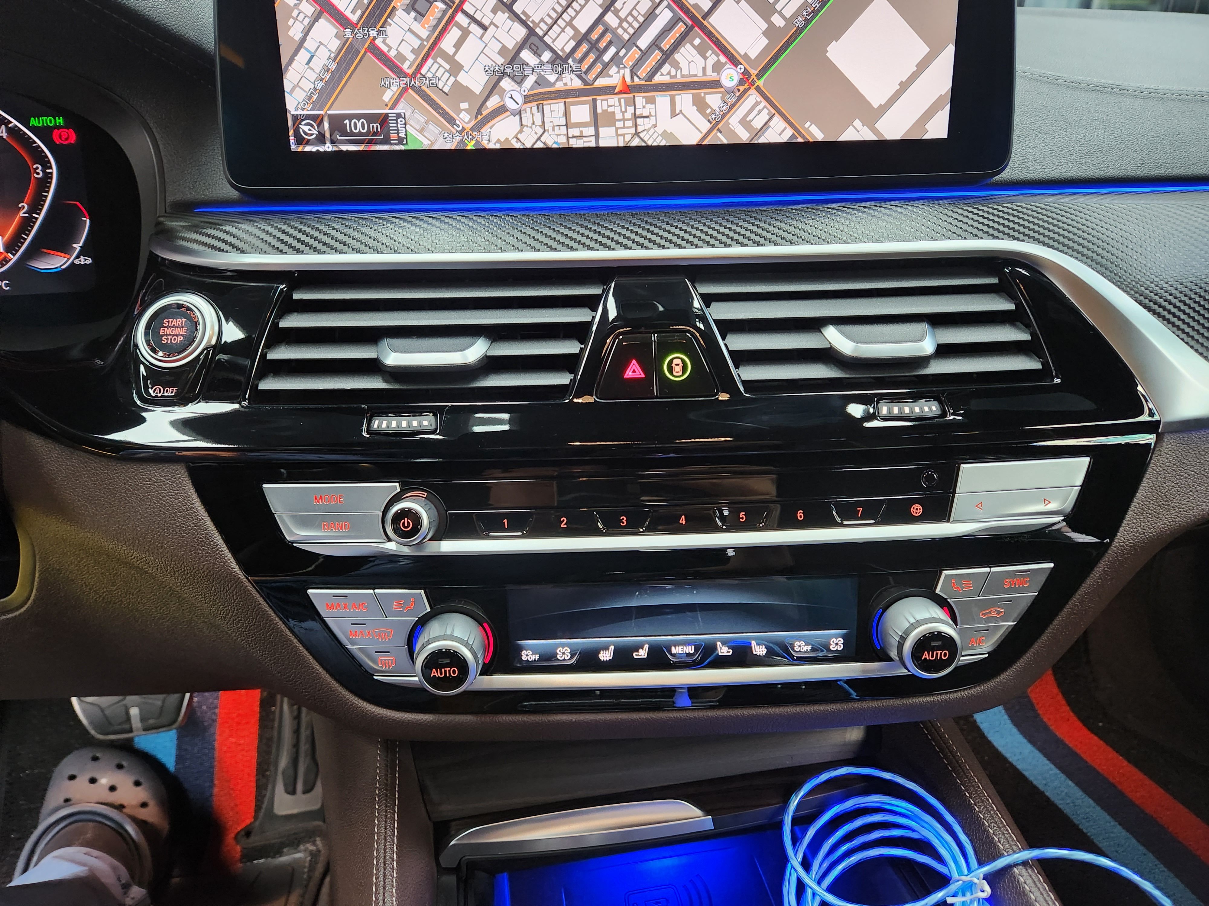 인천 부평구 / PPF / 실내 ppf 풀패키지, 우드삭제 카본렙핑, 크리스탈 기어봉 3종세트 / BMW / 5시리즈 / 5시리즈 (G30)