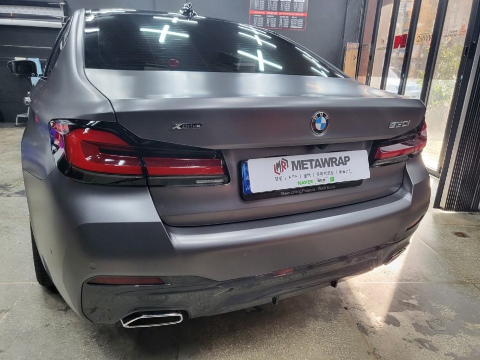 광주 서구 / 사틴다크그레이 전체랩핑 / BMW / 5시리즈  530i (G30)