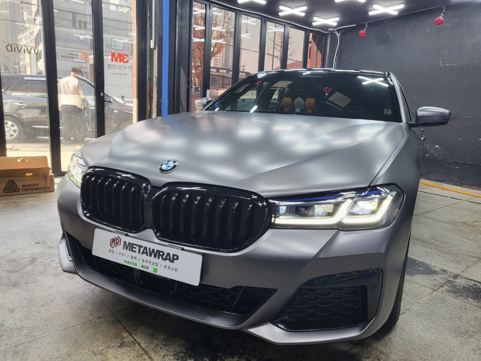 광주 서구 / 사틴다크그레이 전체랩핑 / BMW / 5시리즈  530i (G30)
