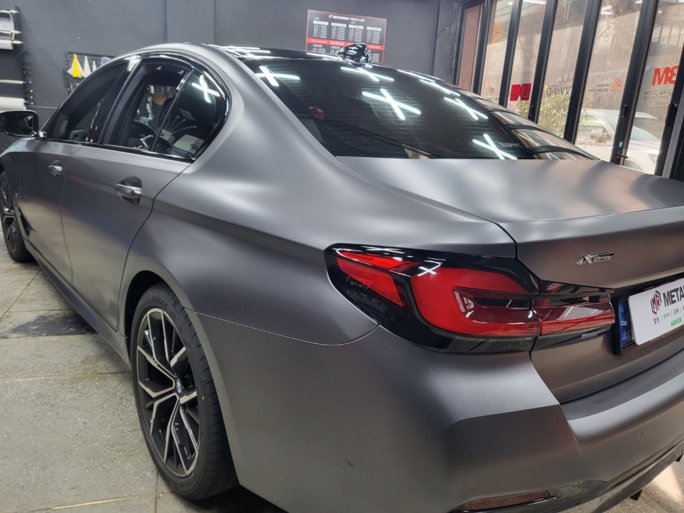 광주 서구 / 사틴다크그레이 전체랩핑 / BMW / 5시리즈  530i (G30)