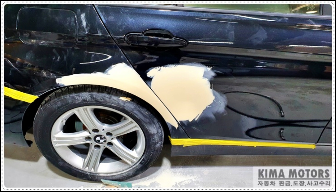 경기 남양주 오남읍 / 판금도색 / 휀다,뒷문수리 / BMW / 3시리즈 (F30)