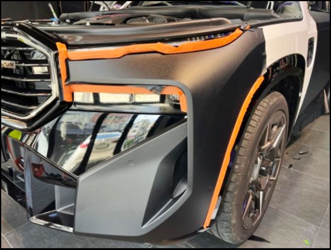 부산시 강서구 / 랩핑 / 비닐프로그 사틴 블랙 전체랩핑 / BMW XM