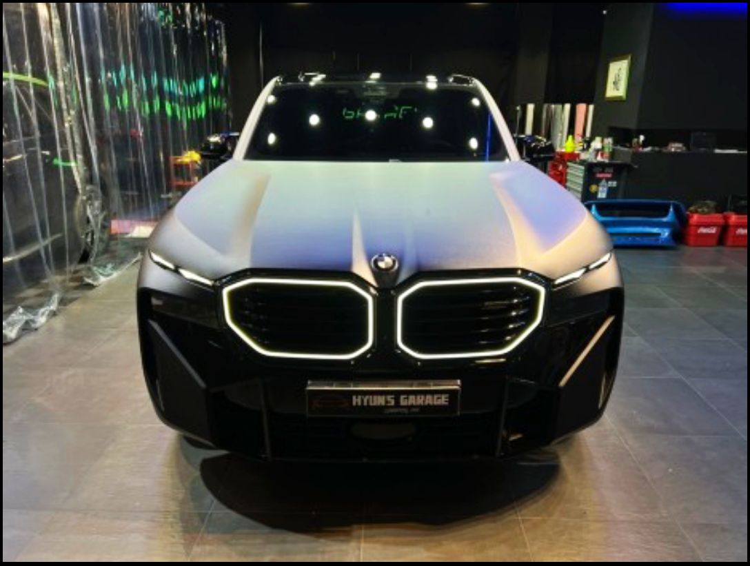 부산시 강서구 / 랩핑 / 비닐프로그 사틴 블랙 전체랩핑 / BMW XM