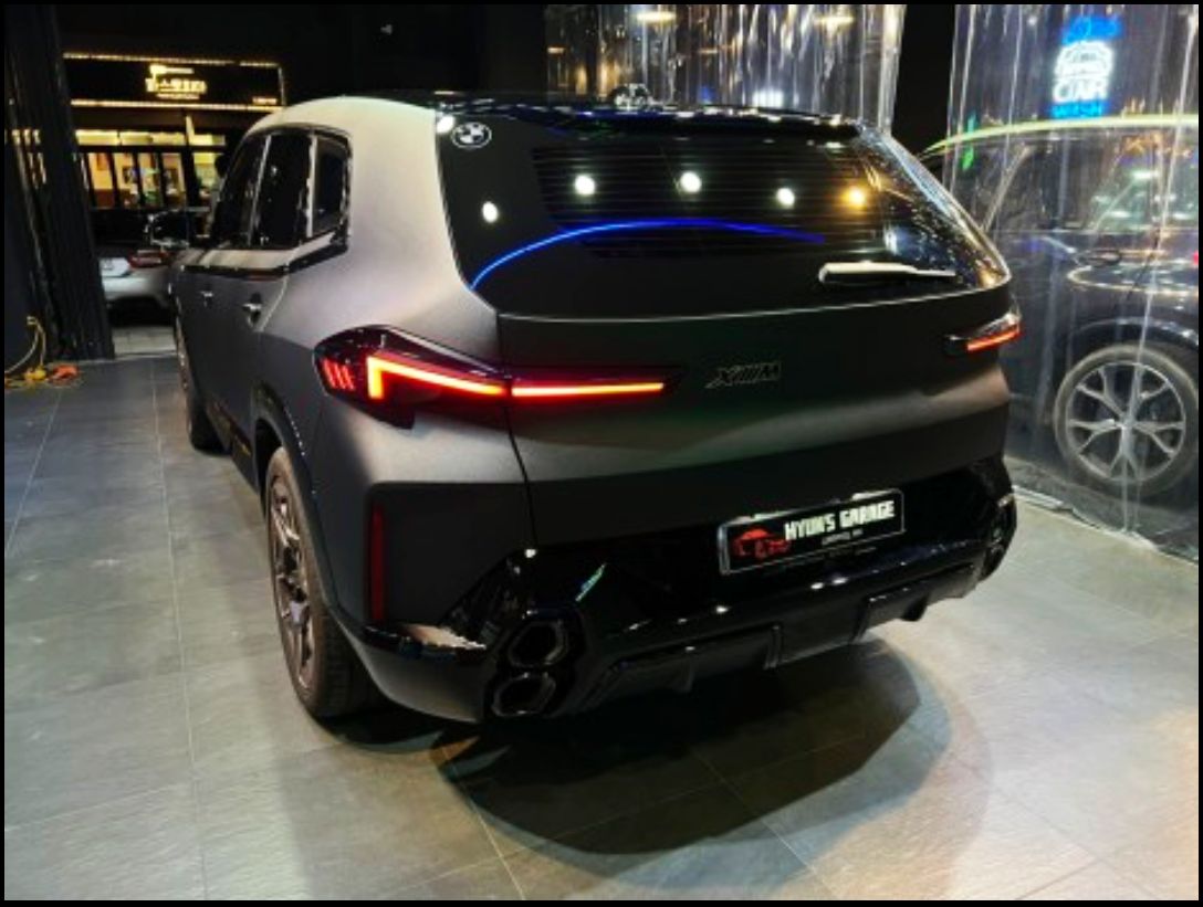 부산시 강서구 / 랩핑 / 비닐프로그 사틴 블랙 전체랩핑 / BMW XM