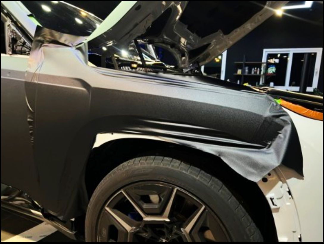 부산시 강서구 / 랩핑 / 비닐프로그 사틴 블랙 전체랩핑 / BMW XM