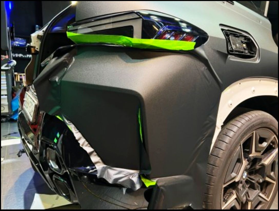 부산시 강서구 / 랩핑 / 비닐프로그 사틴 블랙 전체랩핑 / BMW XM