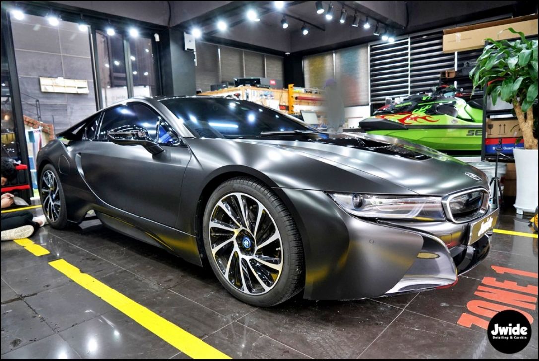 수원 영통구 / 사틴블랙 전체랩핑(에이버리) / BMW / i8