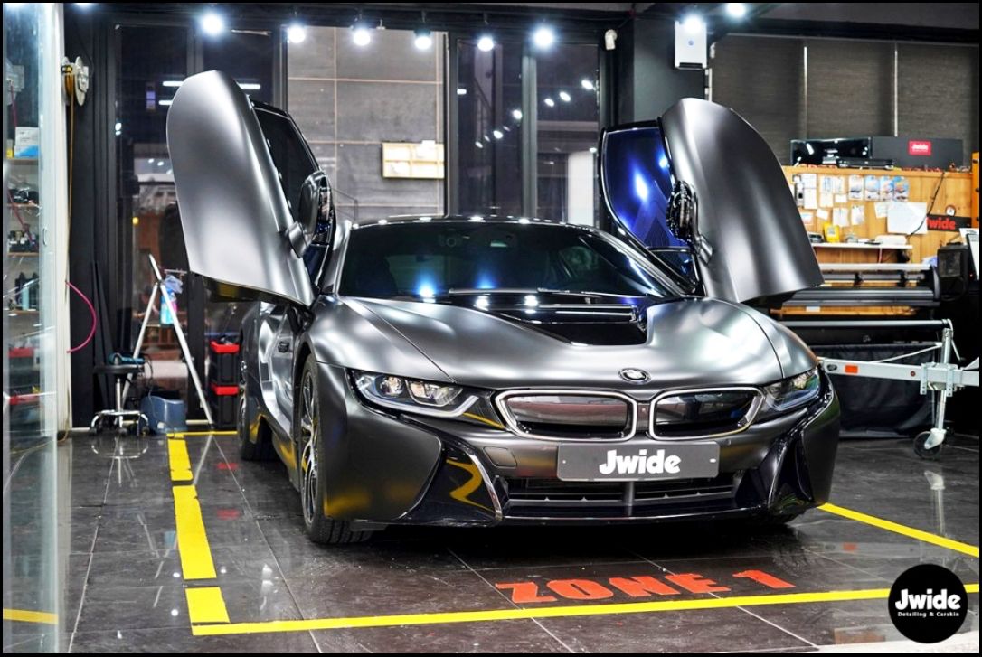 수원 영통구 / 사틴블랙 전체랩핑(에이버리) / BMW / i8