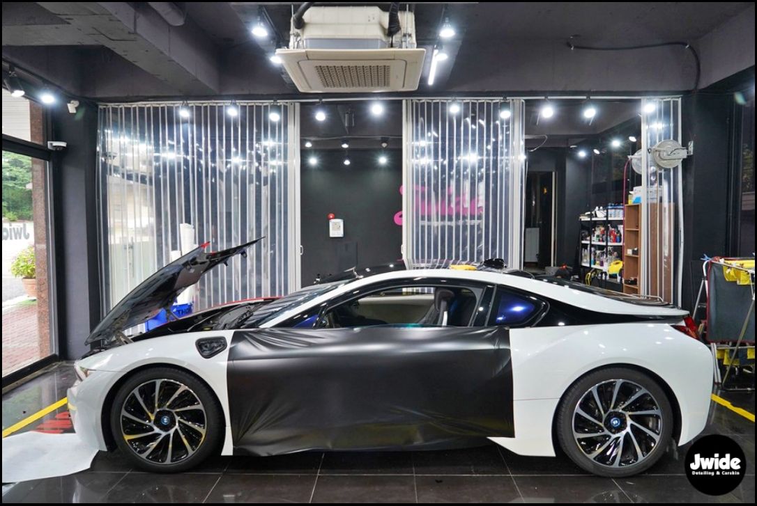 수원 영통구 / 사틴블랙 전체랩핑(에이버리) / BMW / i8