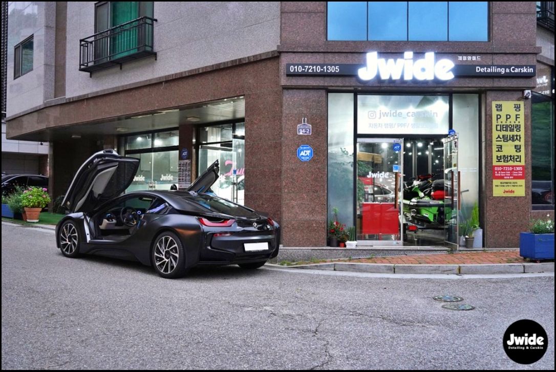 수원 영통구 / 사틴블랙 전체랩핑(에이버리) / BMW / i8