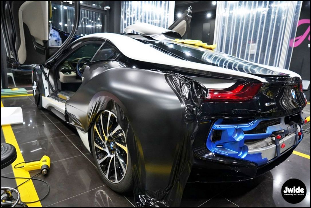 수원 영통구 / 사틴블랙 전체랩핑(에이버리) / BMW / i8